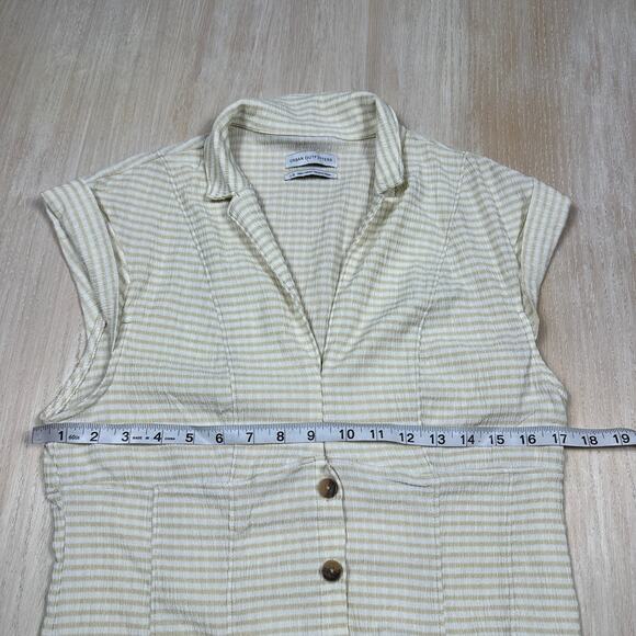 Urban Outfitters Stella Bodycon Mini Summer Casual Button Down Shirt Dress Large - Picture 8 of 16